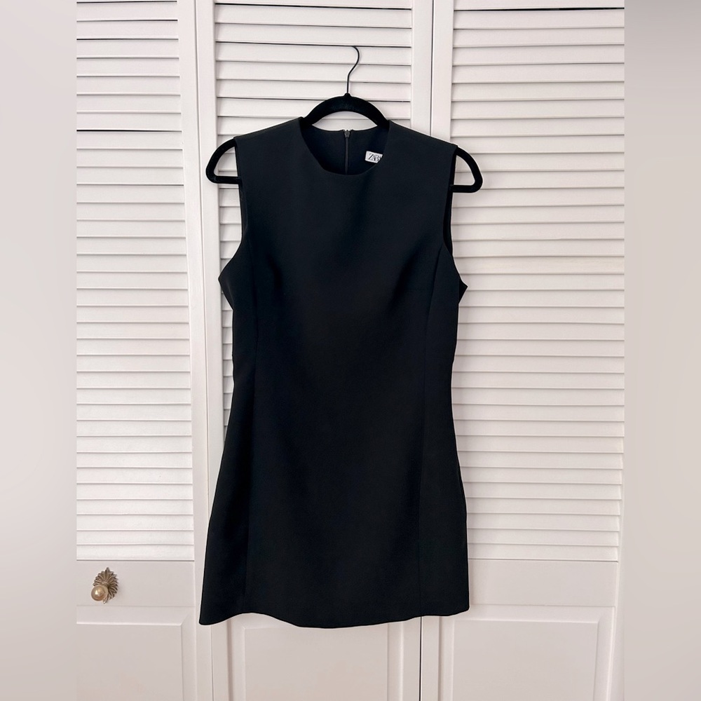 Black Zara A-line Dress